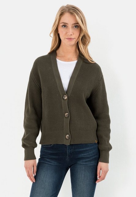 camel active Cardigan in Strickqualität Markenlabel günstig online kaufen