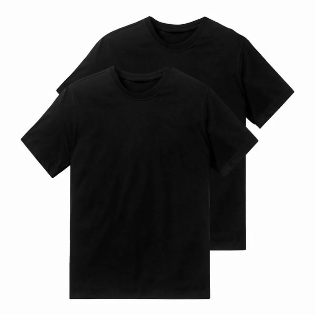 Schiesser Rundhalsshirt Single-Jersey American T-Shirt aus 100% supergekämm günstig online kaufen