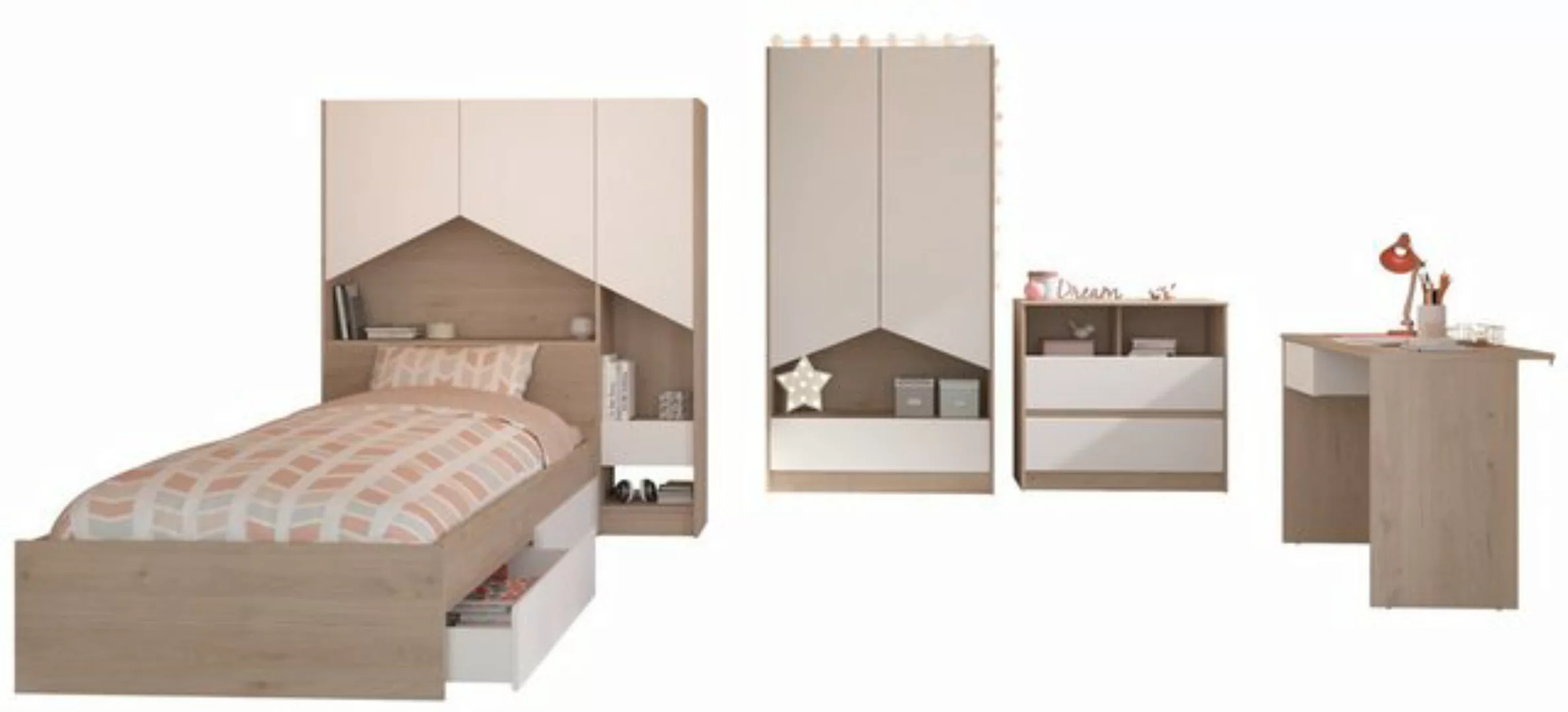 Parisot Stauraumbett Parisot Shelter1-Kinder-undJugendzimmer Bige Braun 6.t günstig online kaufen