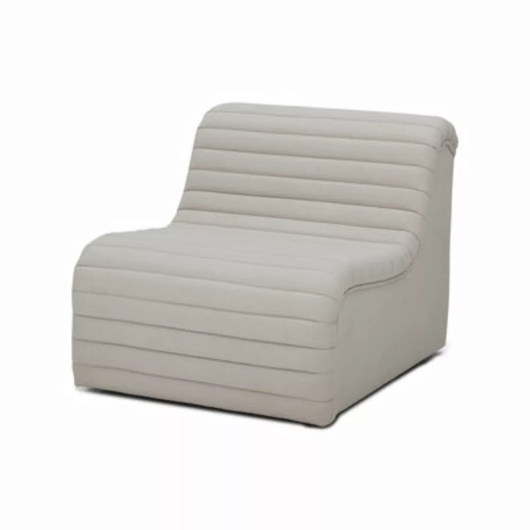 Lounge Sessel Allure textil beige / Stoff - Bloomingville - Beige günstig online kaufen