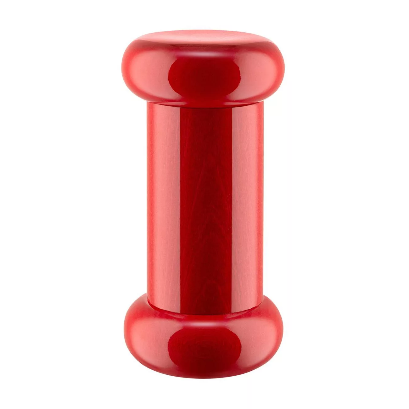 Gewürzmühle / By Ettore Sottsass - H 15 cm holz rot / Alessi 100 Values Col günstig online kaufen