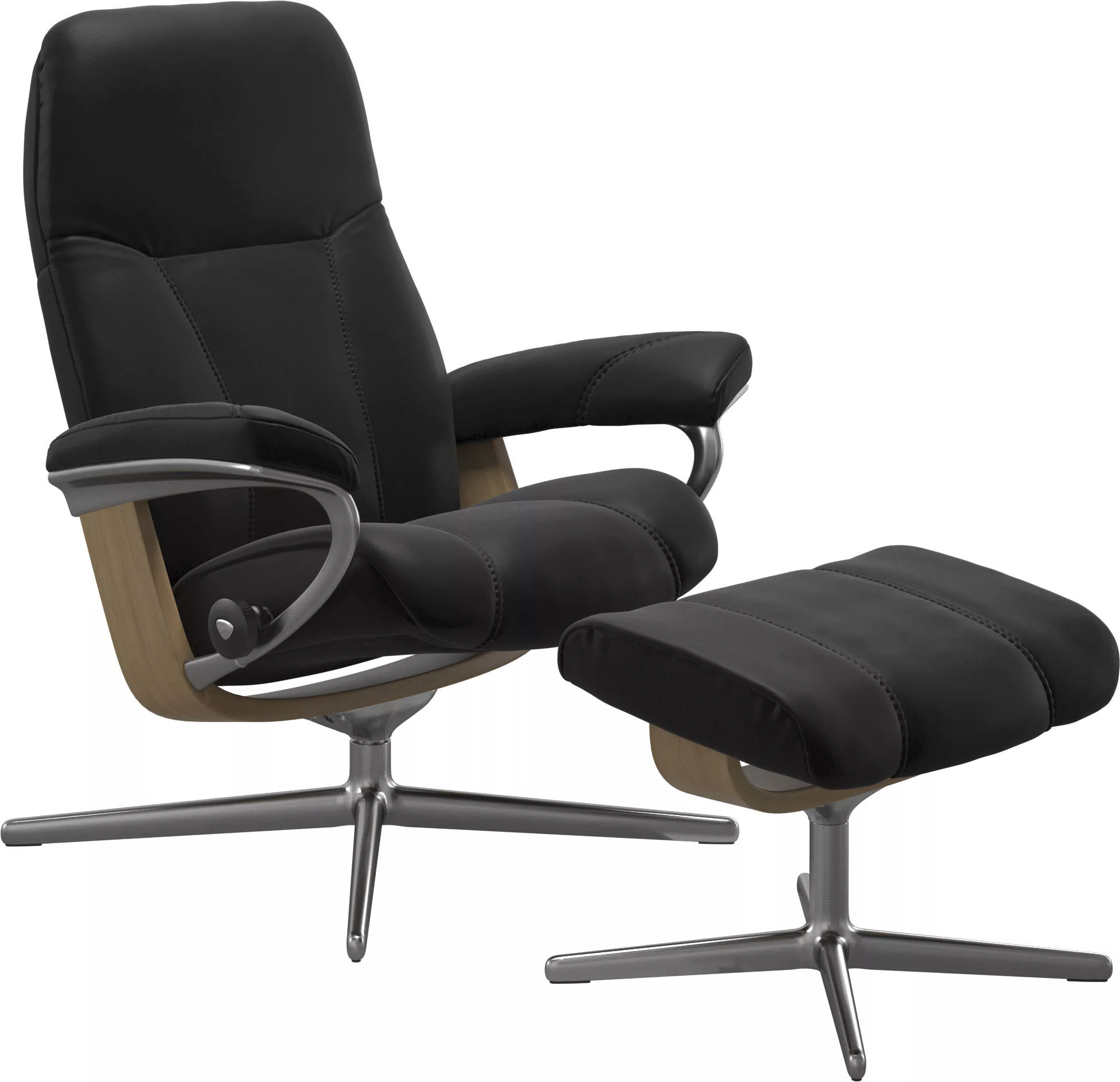 Stressless® Relaxsessel »Consul«, (Set, Relaxsessel mit Hocker), mit Hocker günstig online kaufen