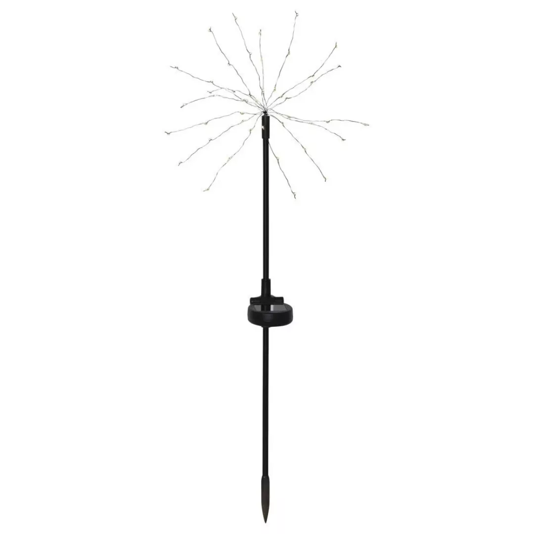 LED Solar Dekoration Firework in Schwarz IP44 600x250mm günstig online kaufen