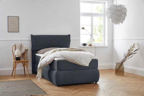 andas Boxspringbett "Jenson", in 4 Farben, 4 Breiten, 3 Matratzenarten in 2 günstig online kaufen