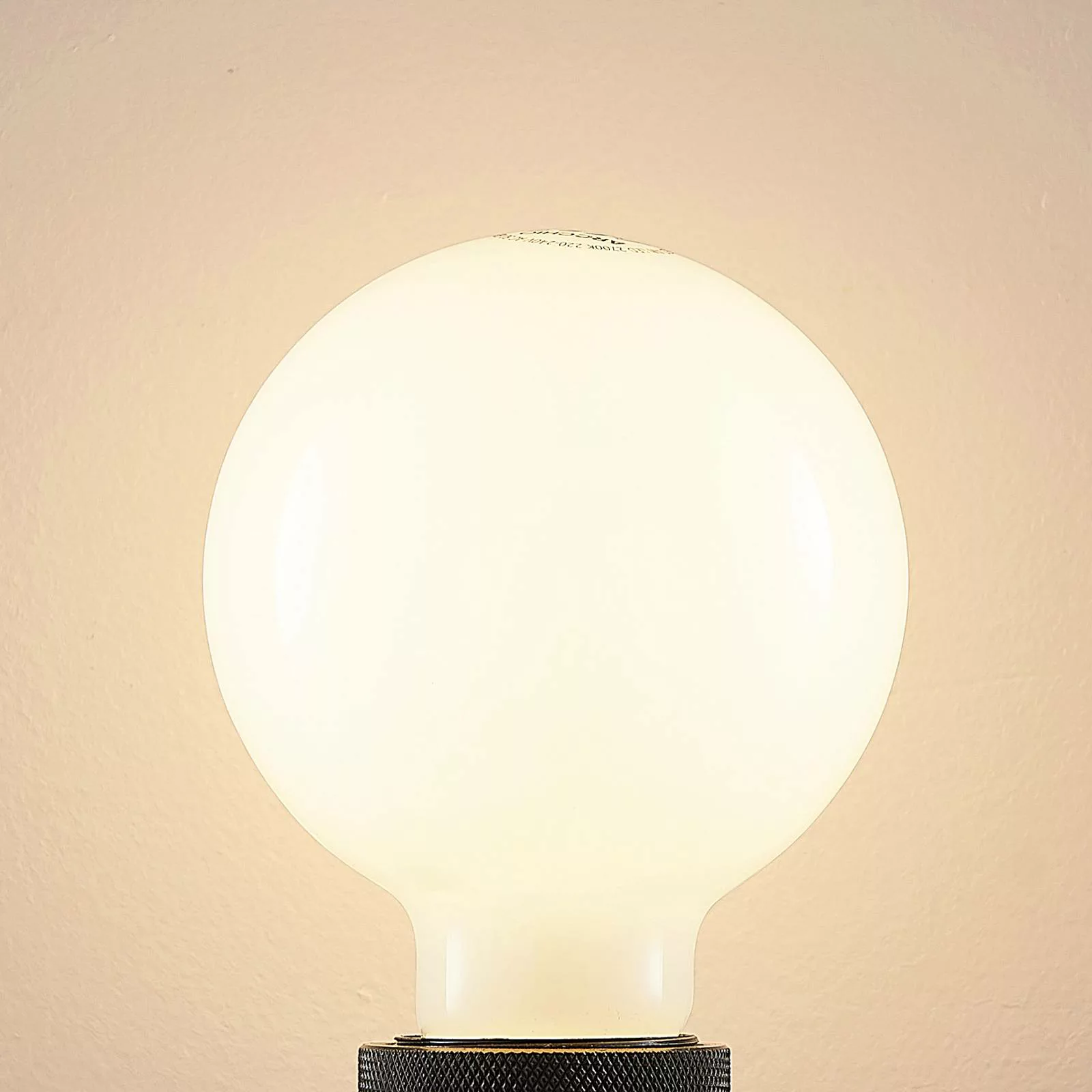 LED-Lampe E27 4W 2.700K G95 Globe dimmbar opal 3er günstig online kaufen