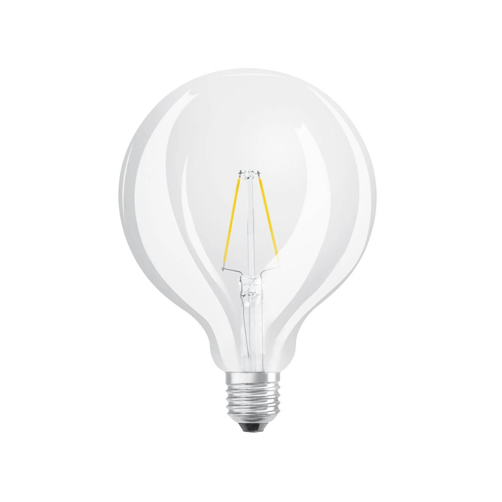 LED-Leuchtmittel Globe G125 E27, 2,5 W klar Filament 2.700 K günstig online kaufen