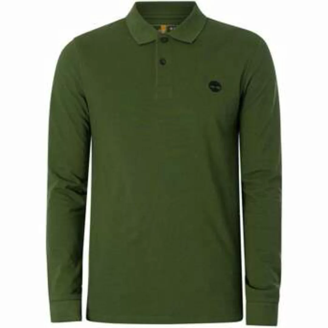 Timberland  Poloshirt Schmales, Langärmeliges Millers River Piqué-Poloshirt günstig online kaufen