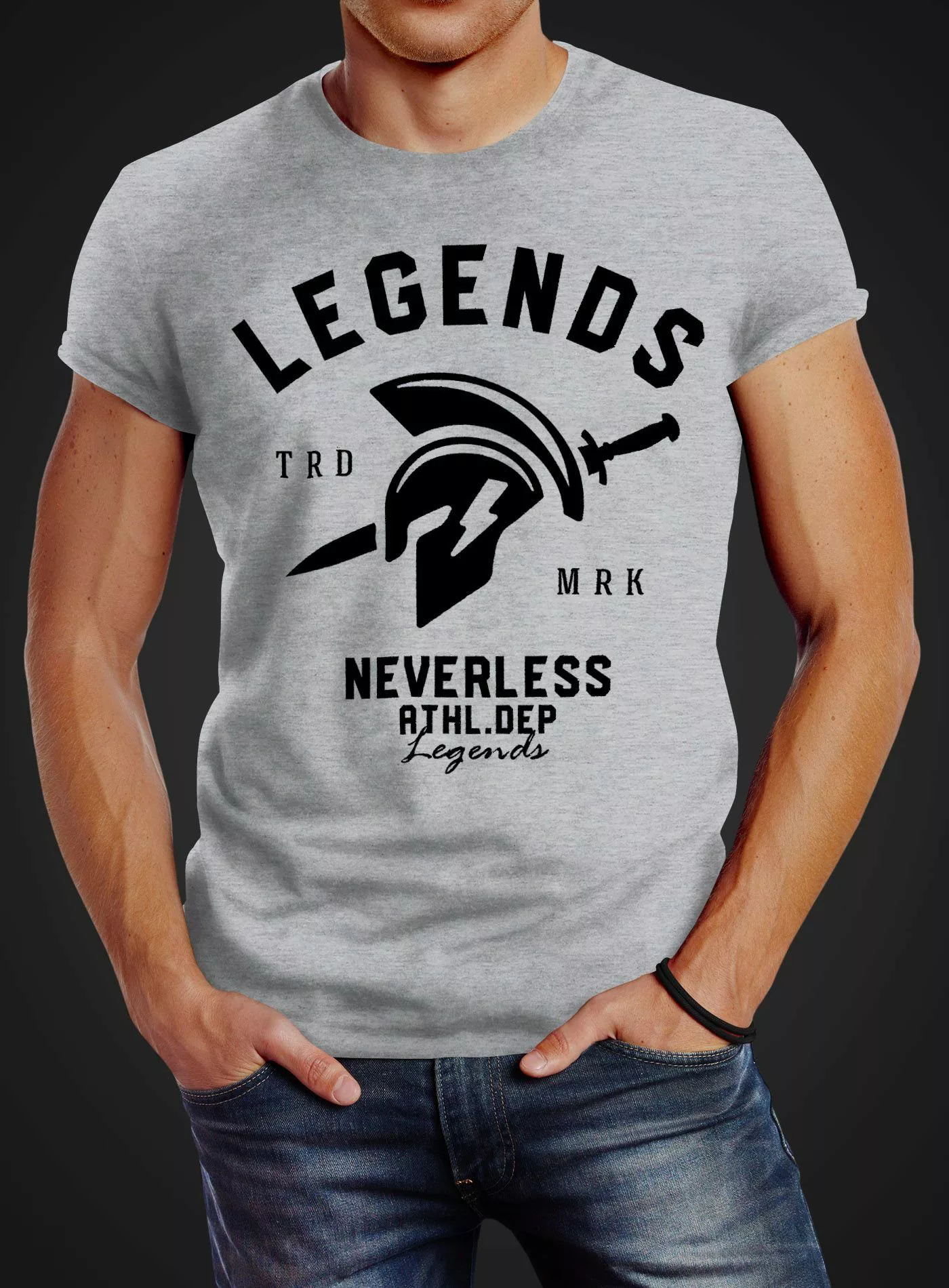 Neverless Print-Shirt Cooles Herren T-Shirt Legends günstig online kaufen