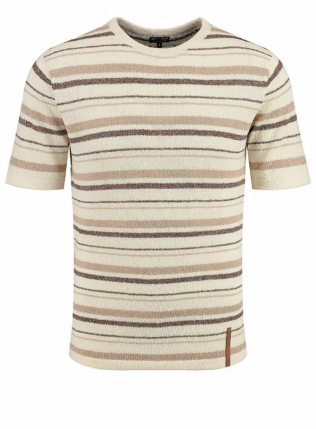 Key Largo T-Shirt Herren T-Shirt BARRIO in Strickoptik (1-tlg) günstig online kaufen