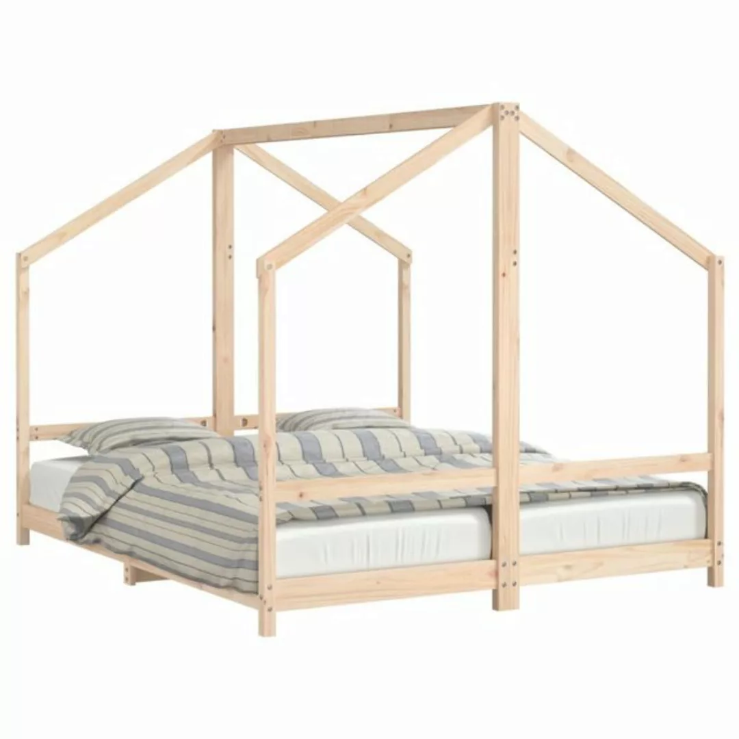 vidaXL Kinderbett Kinderbett 2x80x200 cm Massivholz Kiefer günstig online kaufen
