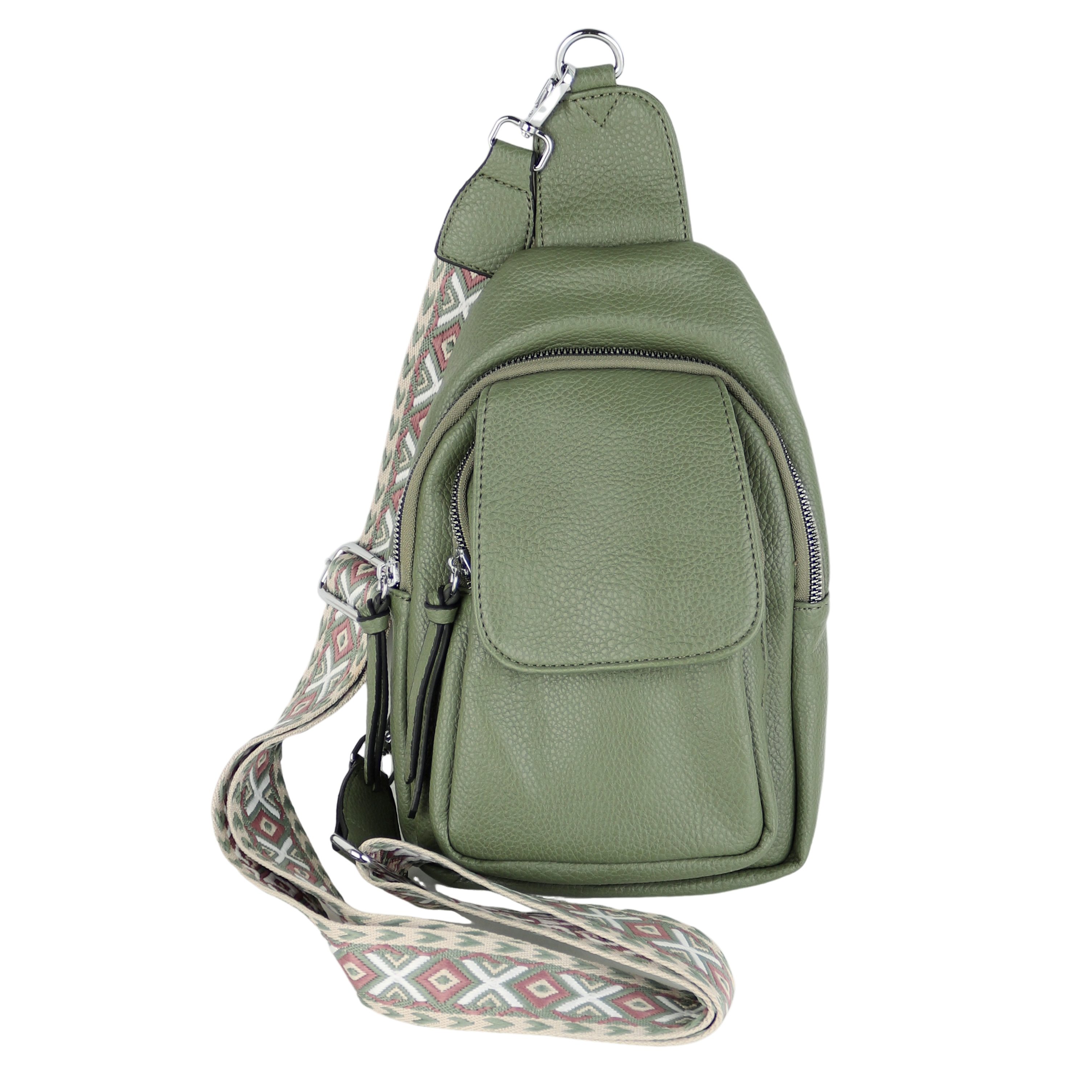 MIRROSI Umhängetasche Sling Bag,Brusttasche, Crossbody 19x28x8cm günstig online kaufen