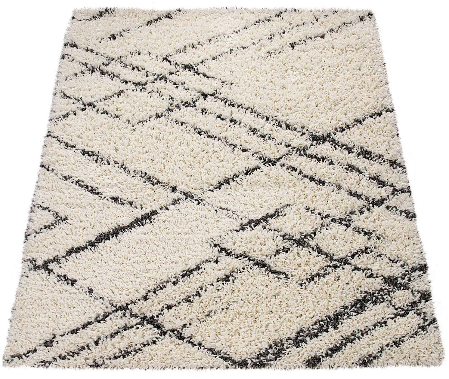 Paco Home Hochflor-Teppich »Kalmar 452«, rechteckig, Shaggy, Scandi Design, günstig online kaufen