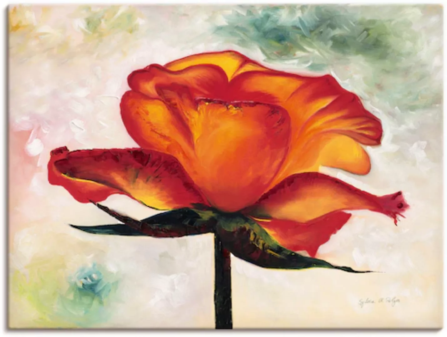 Artland Leinwandbild »Brillant«, Blumen, (1 St.), auf Keilrahmen gespannt günstig online kaufen
