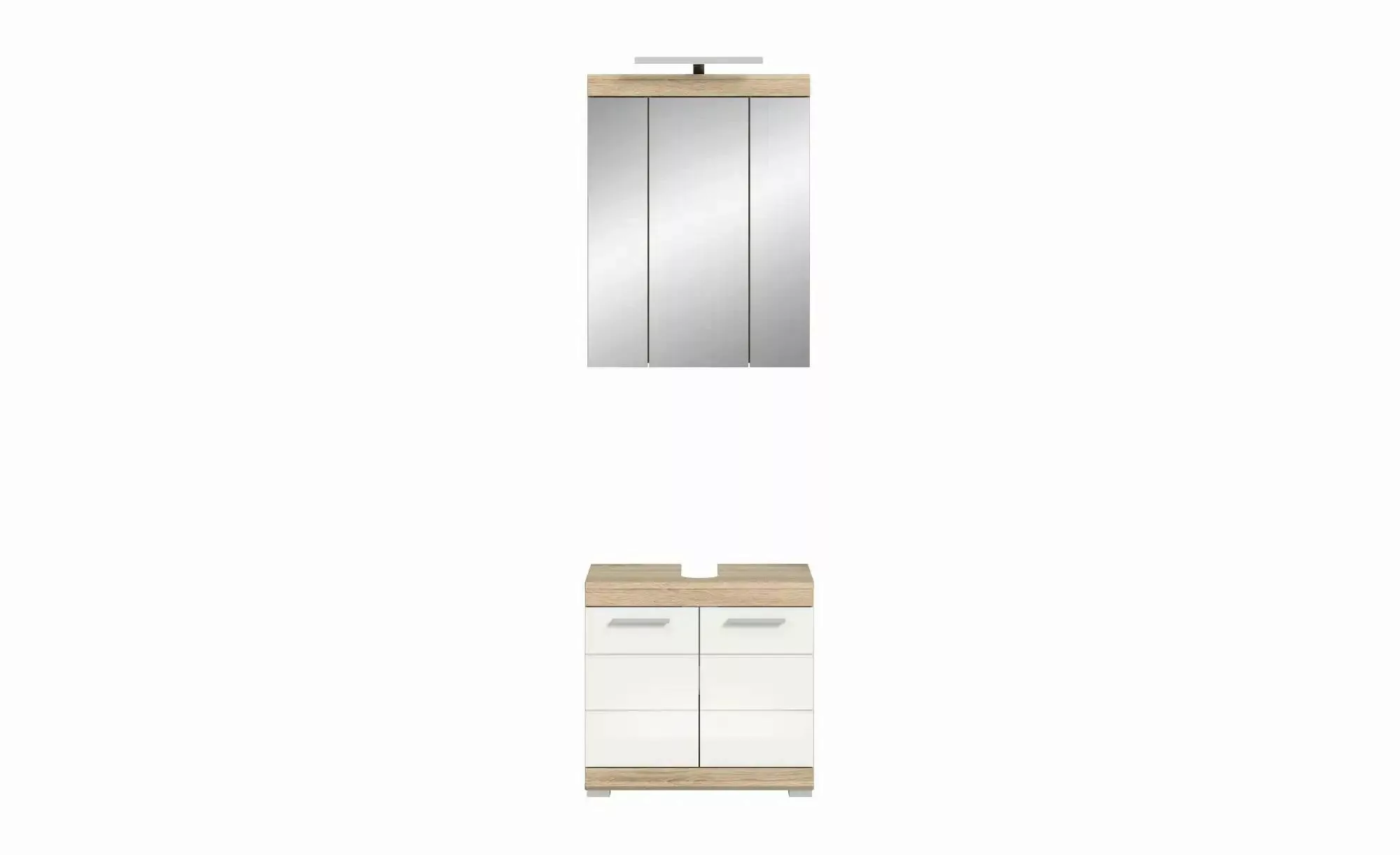 Badmöbel-Set SCHLOONSEE  2 teilig  inklusive LED Beleuchtung  bestehend aus günstig online kaufen