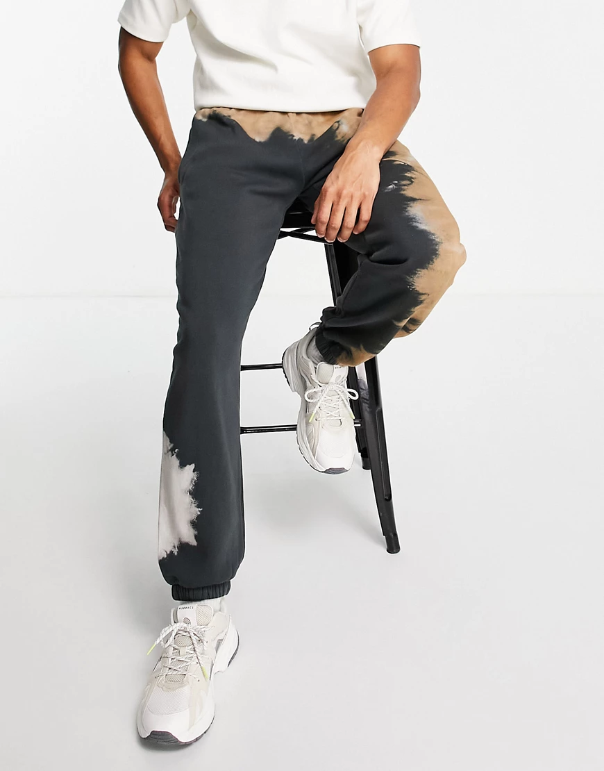 Topman – Jogginghose mit Batikmuster in mehrfarbig, Kombiteil günstig online kaufen