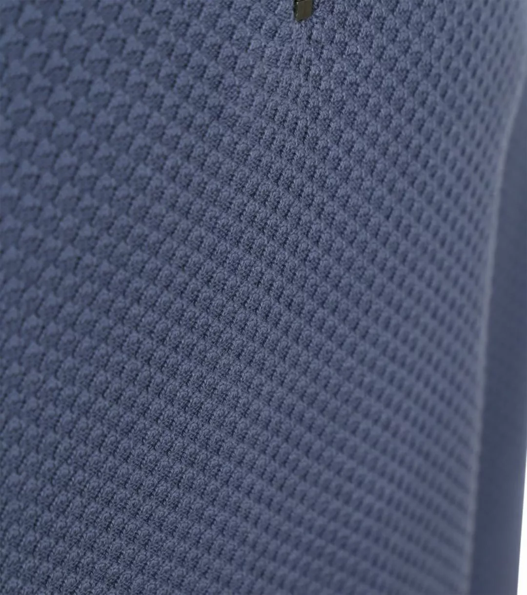 Tommy Hilfiger Half Zip Pullover Struktur Blau - Größe L günstig online kaufen