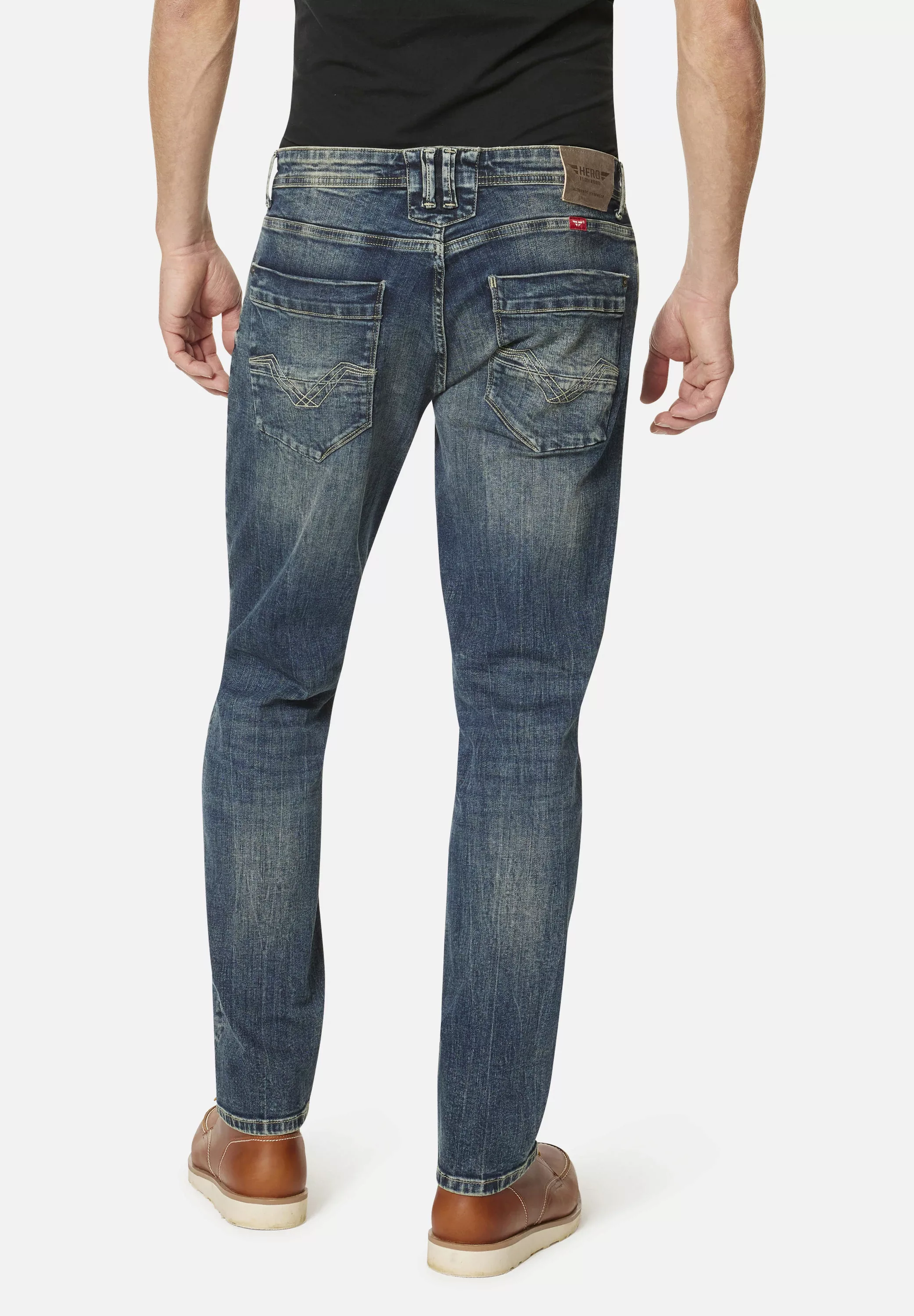 HERO by John Medoox Stretch-Jeans Baxter Heritage Herren Denim Jeans Hose - günstig online kaufen