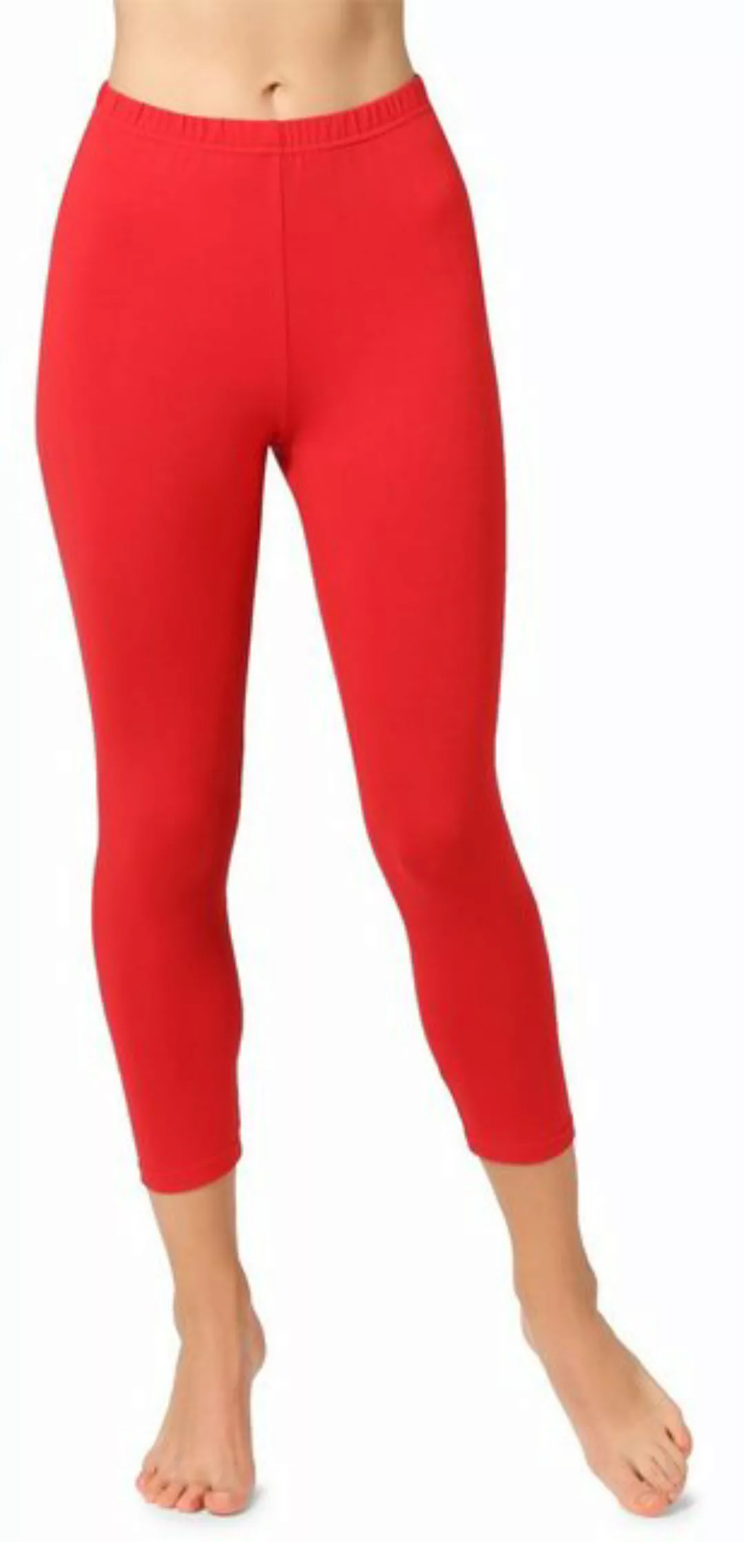 Bellivalini Leggings Damen 3/4 Capri Hose BLV50-156 (1-tlg) aus Baumwolle günstig online kaufen