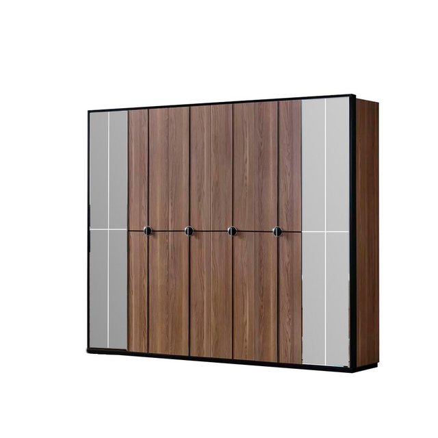 Xlmoebel Kleiderschrank Kleidungsschrank Schrankdesign Holz 246 cm Zeitgenö günstig online kaufen