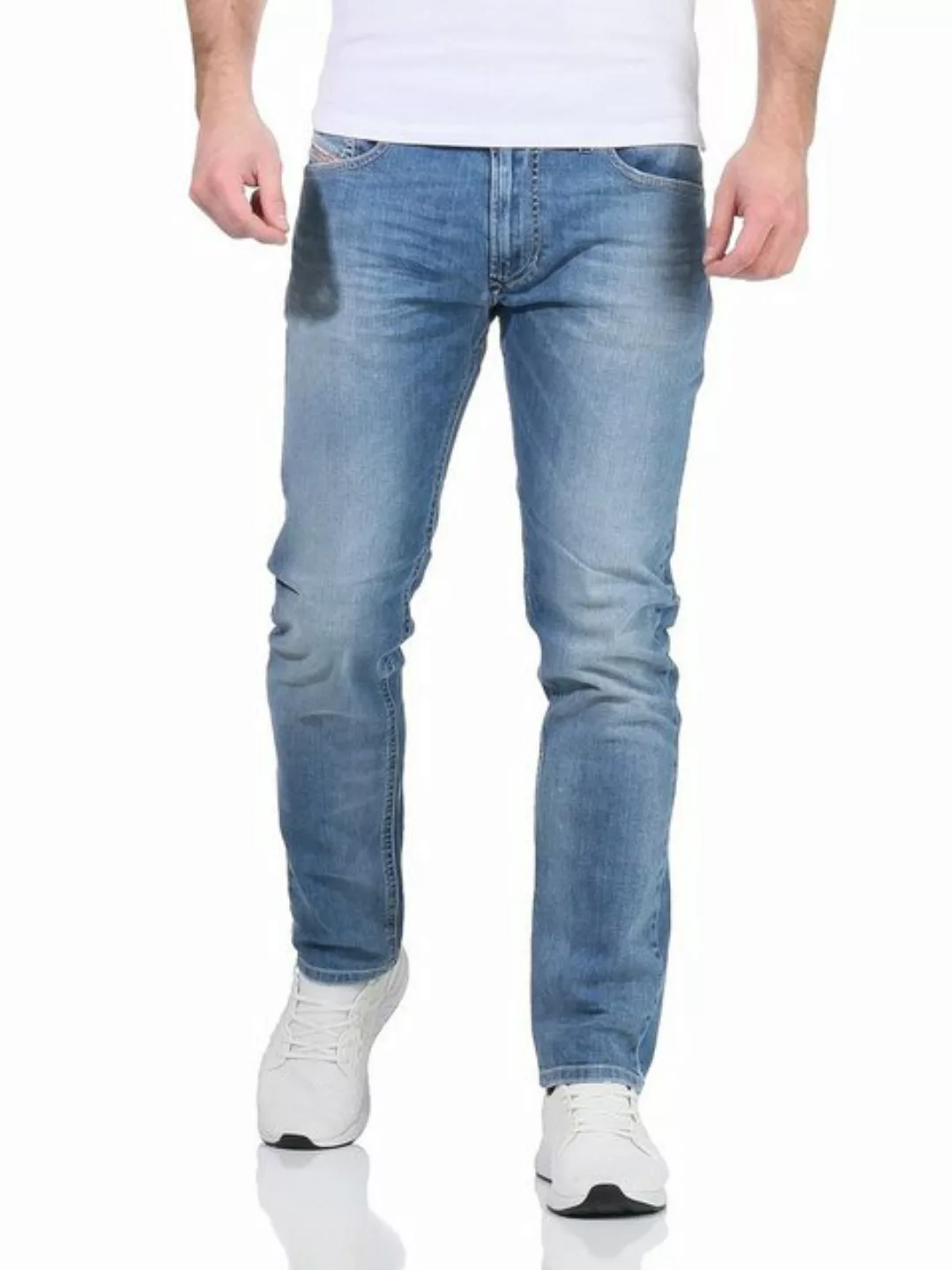 Diesel Slim-fit-Jeans Herren Thavar-XP R18W6 Blau, Stretch, Röhrenjeans, 5- günstig online kaufen