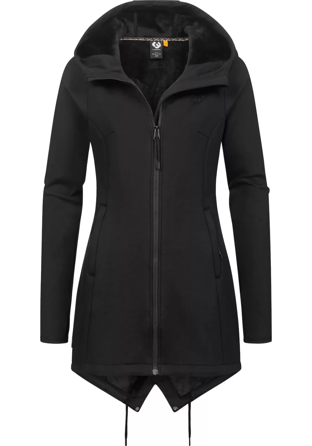 Ragwear Sweatjacke "Wingi", Sportliche Damen Kapuzenjacke mit kuschelig wei günstig online kaufen