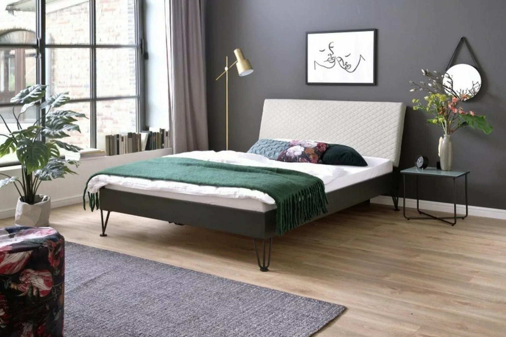 meise.möbel Metallbett 185 x 92.5 x 222.5 cm (B/H/T) günstig online kaufen