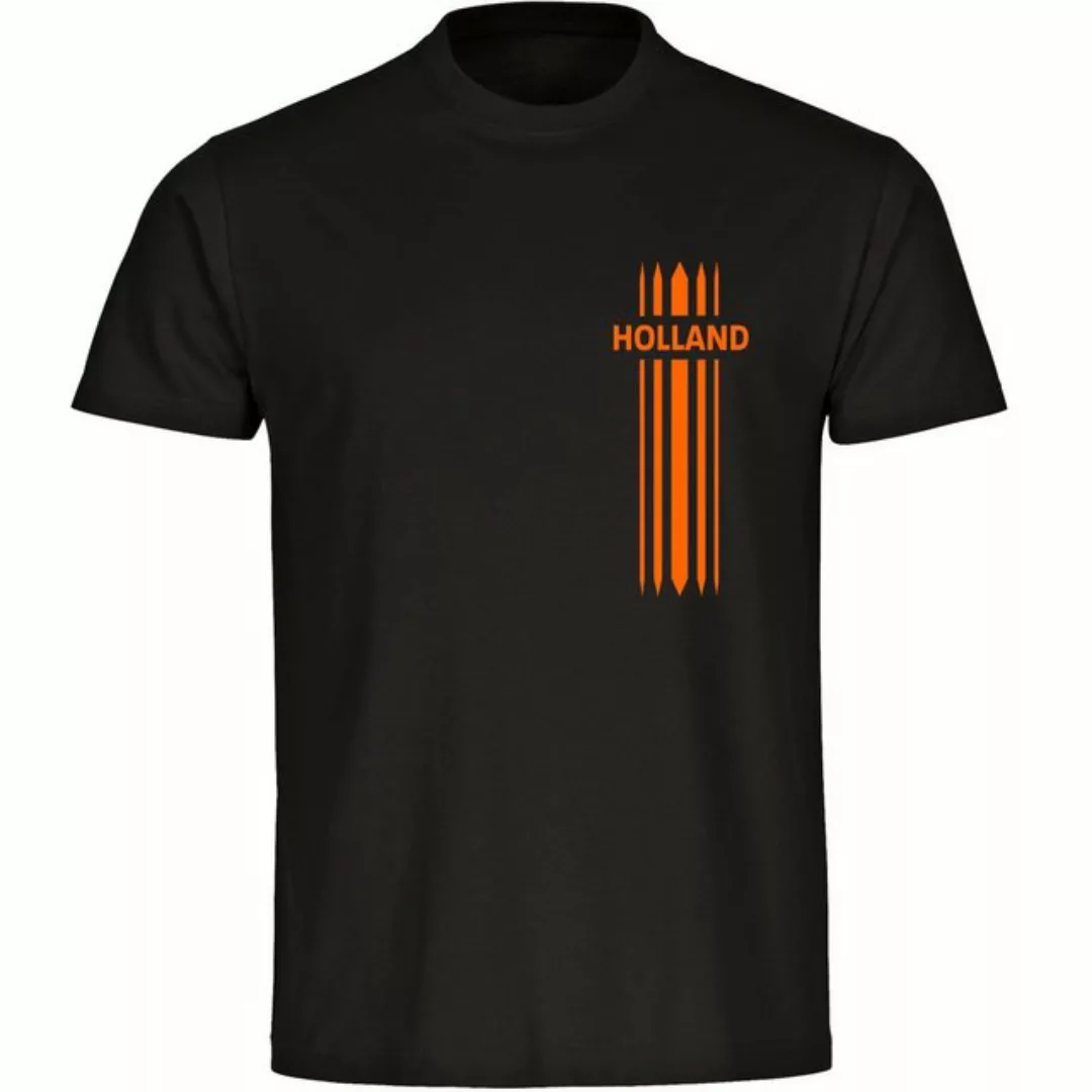 multifanshop T-Shirt Herren Holland - Streifen - Männer günstig online kaufen