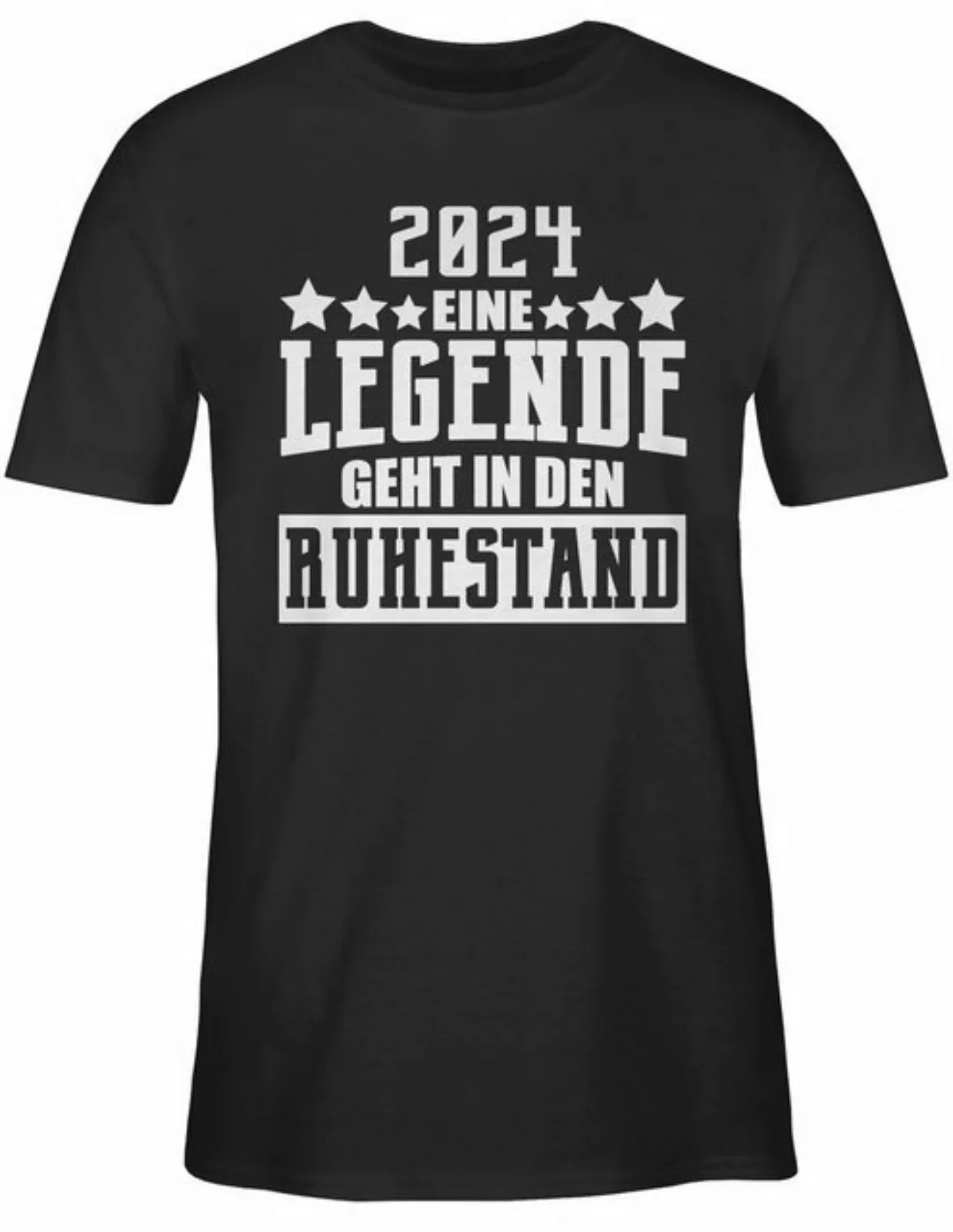 Shirtracer T-Shirt 2024 - Eine Legende geht in den Ruhestand Rentner Rente günstig online kaufen