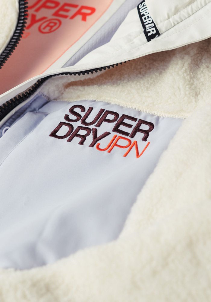 Superdry Outdoorjacke "HOODED FLEECE TREKKER JKT", mit Kapuze günstig online kaufen