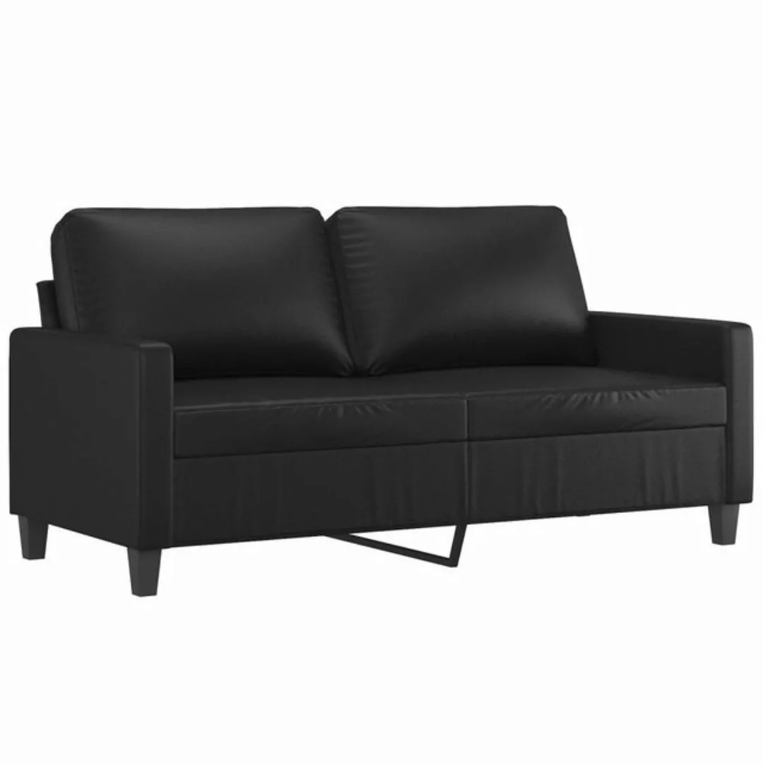 vidaXL Sofa, 2-Sitzer-Sofa Schwarz 140 cm Kunstleder günstig online kaufen