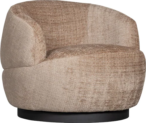 WOOOD Drehsessel »Woolly«, runde Form, in jede Richtung drehbar! Breite 84 günstig online kaufen