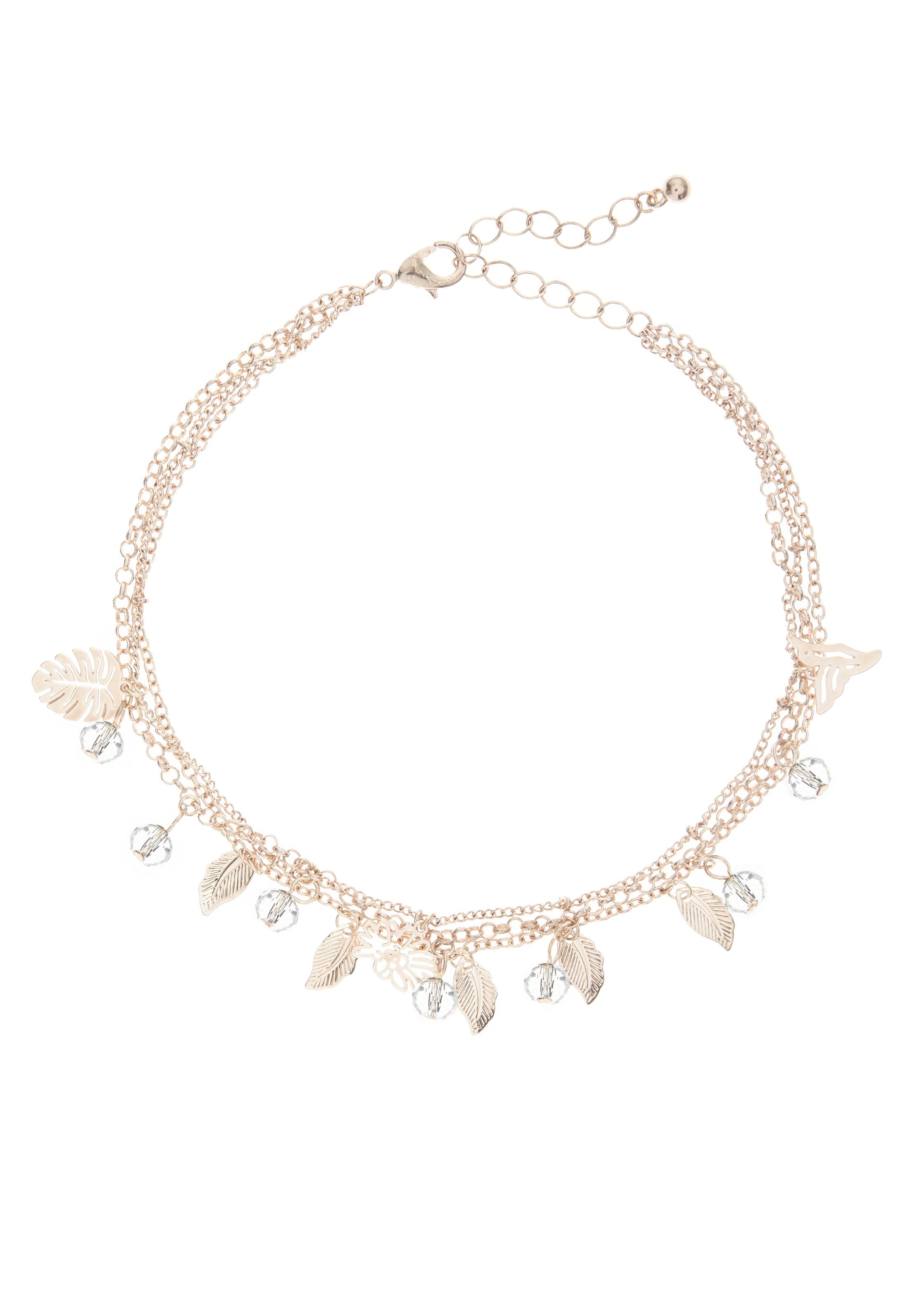 LASCANA Fußkette mit Anhänger, mit Anhängern, Fußkettchen-Armband, Fußkettc günstig online kaufen