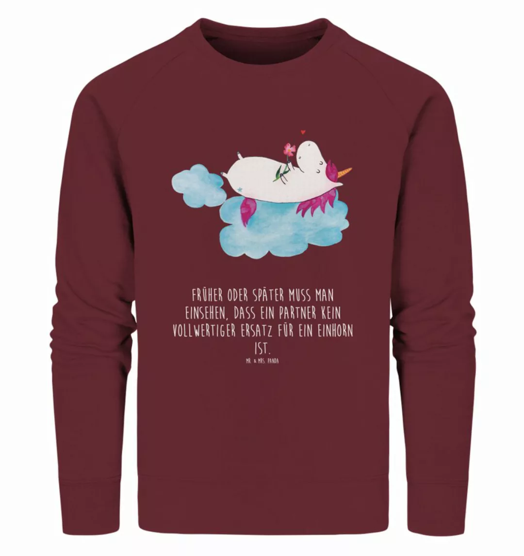 Mr. & Mrs. Panda Longpullover Größe S Einhorn Verliebt - Burgundy - Geschen günstig online kaufen