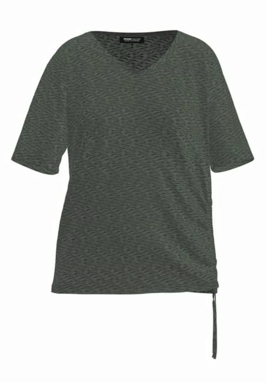 FRANK WALDER Kurzarmshirt mit individuell verstellbarer Raffung günstig online kaufen