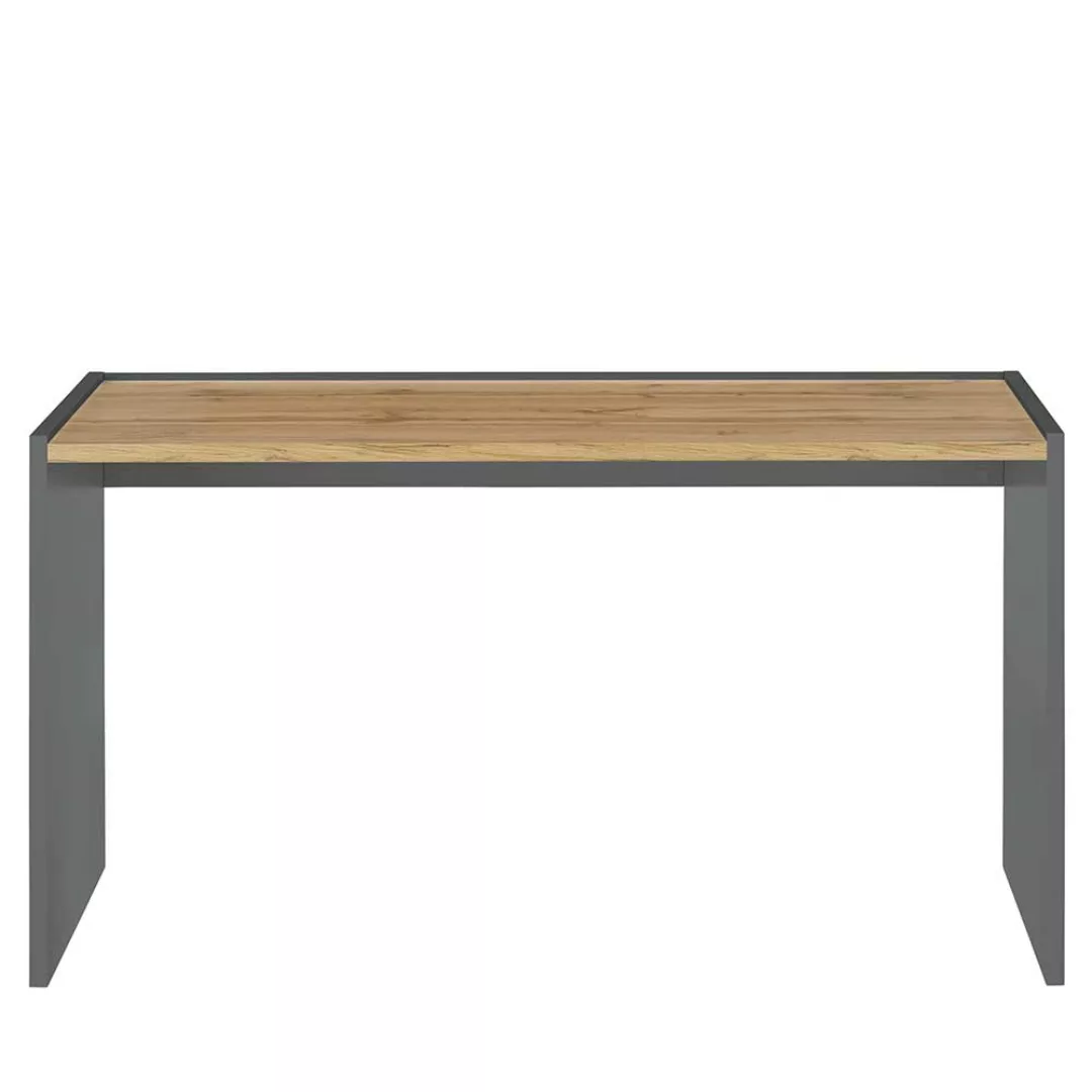 Schreibtisch zweifarbig in modernem Design 143x77x63 cm günstig online kaufen
