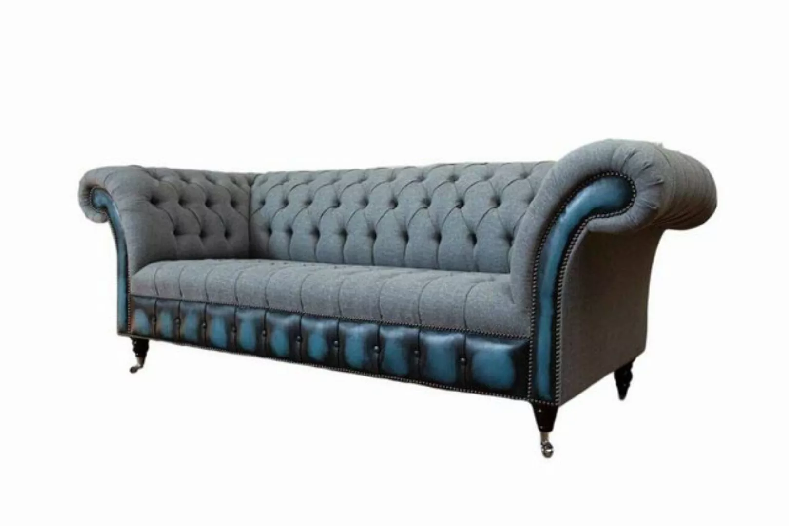 JVmoebel Chesterfield-Sofa, Chesterfield Sofa Klassisch Design Wohnzimmer D günstig online kaufen