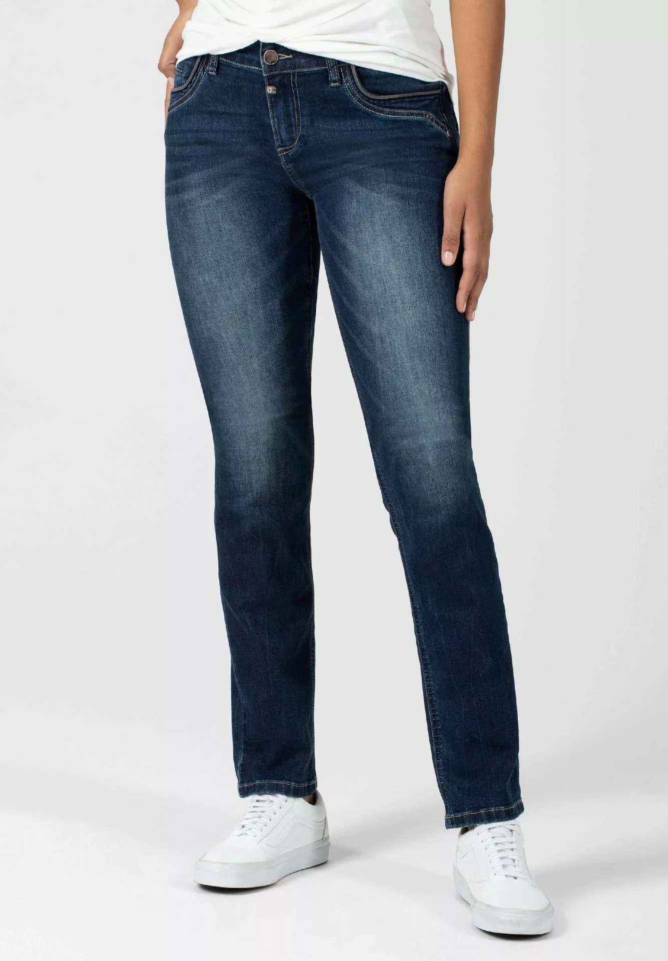 Timezone Damenjeans Slim TahilaTZ blue royal wash günstig online kaufen