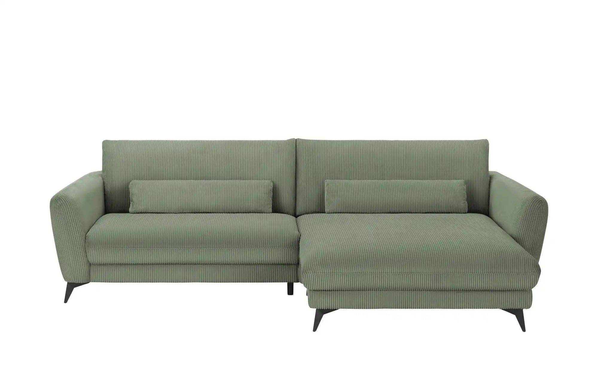 Ecksofa Cordstoff Amina ¦ grün ¦ Maße (cm): B: 288 H: 81 T: 194 Polstermöbe günstig online kaufen