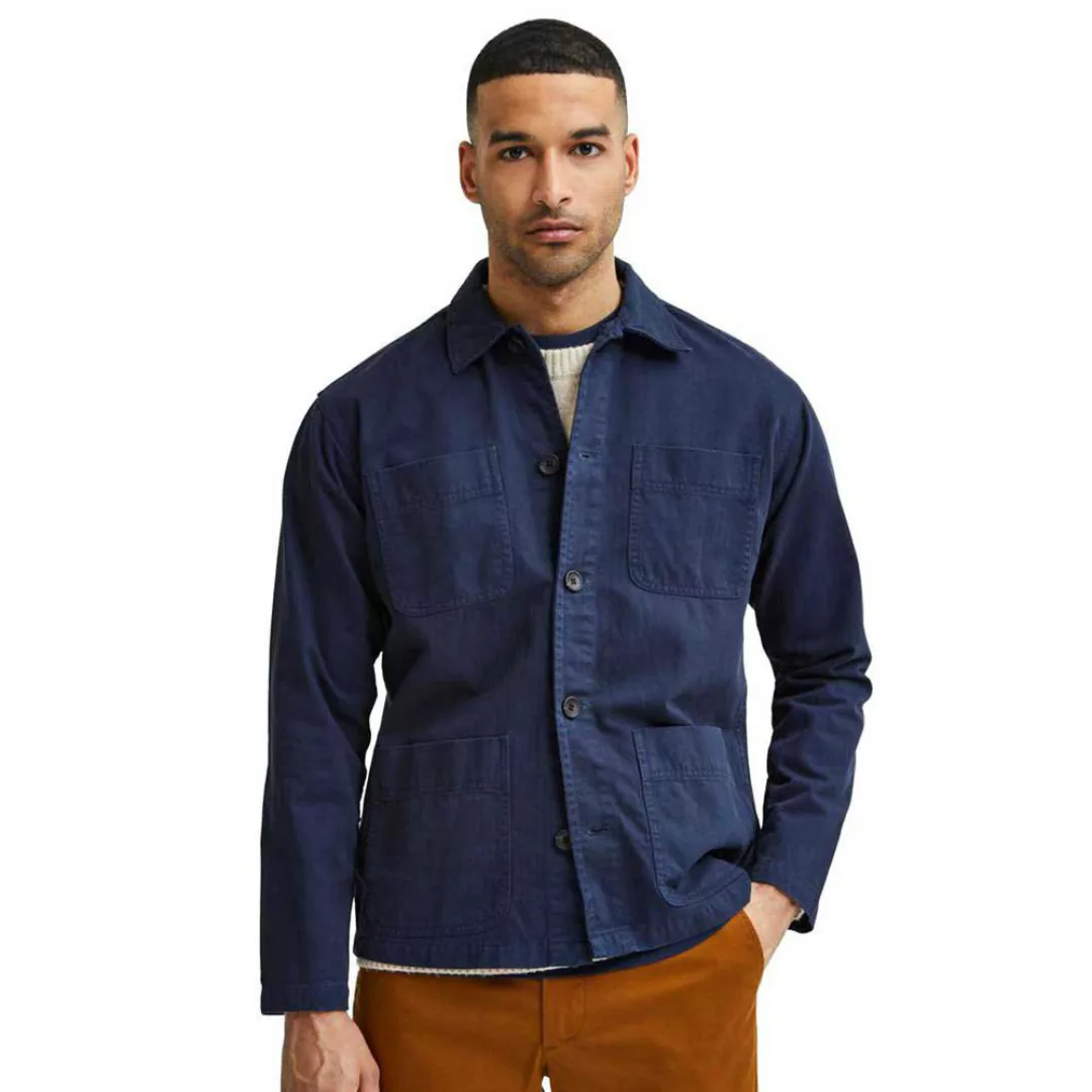 Selected Lange Ärmel Loose Tony Overshirt XL Darkest Spruce günstig online kaufen