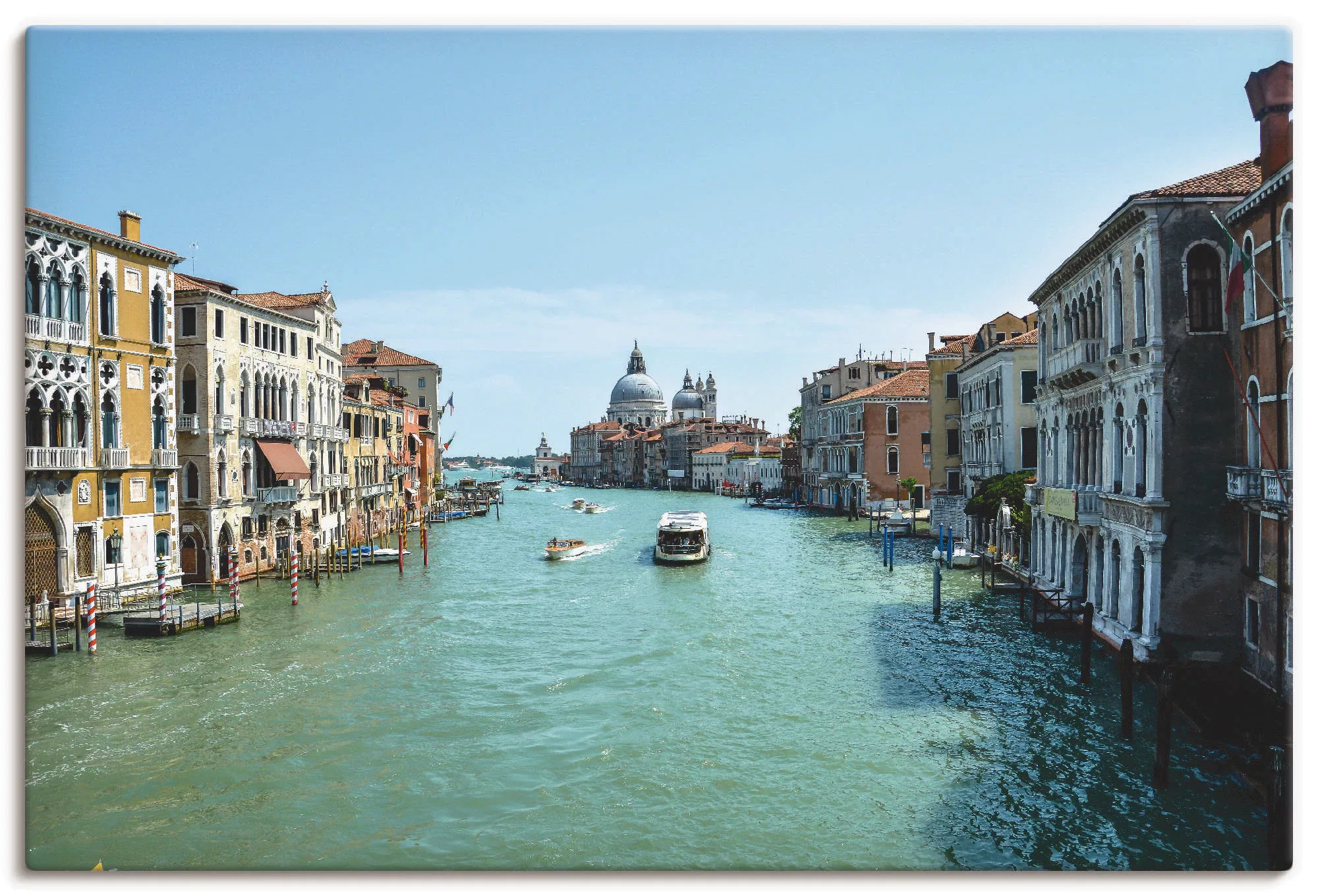 Artland Leinwandbild "Canale Grande Venedig bei Sonnenschein", Italien, (1 günstig online kaufen