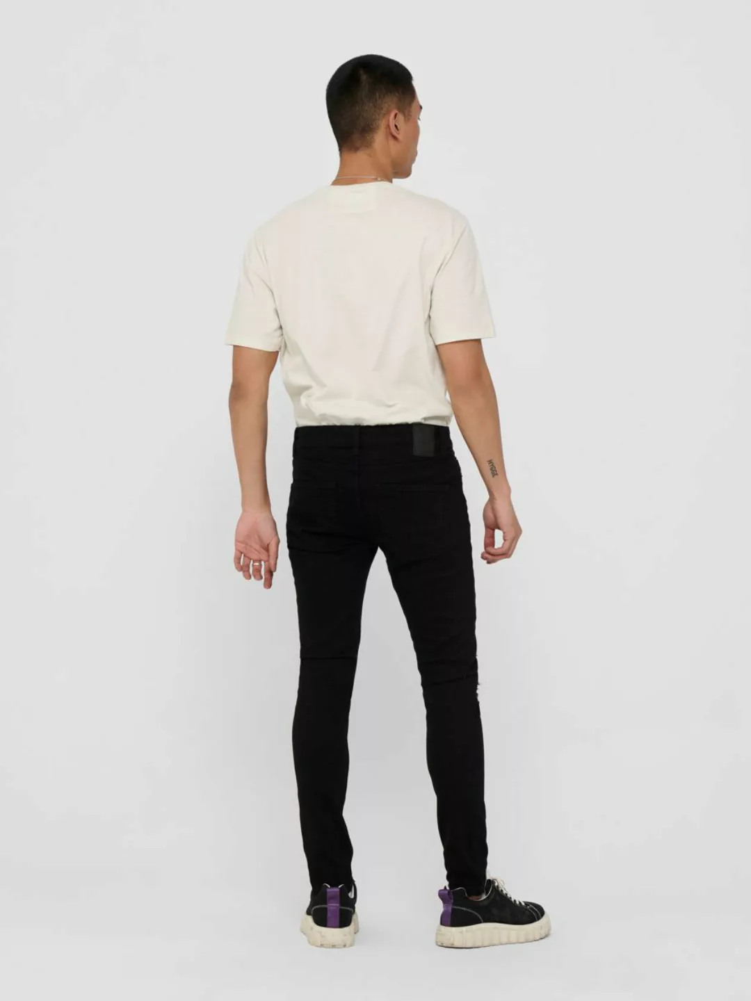 Only & Sons Warp Life Skinny Dam Pk 8657 Jeans 29 Black günstig online kaufen