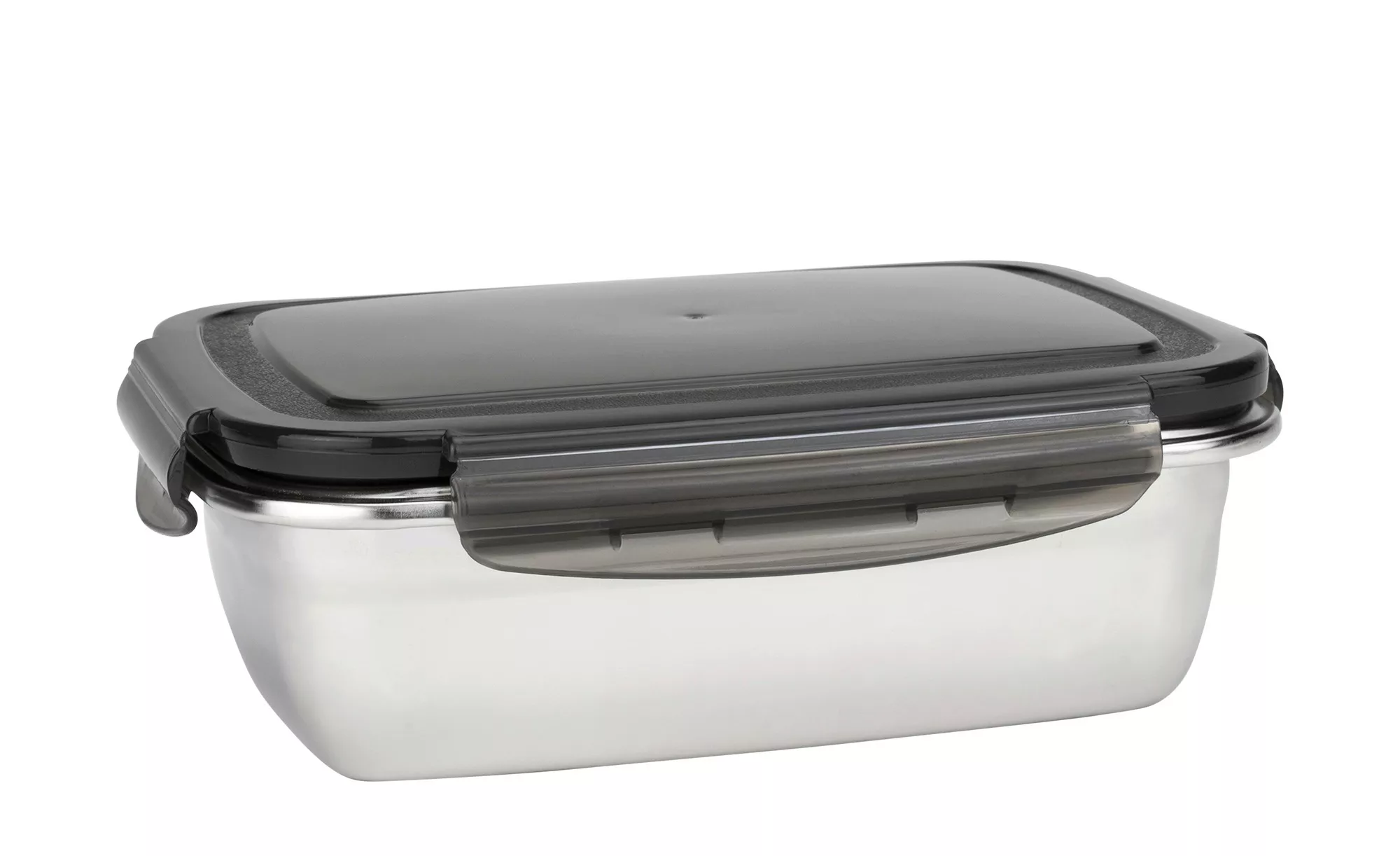 Justinus Lunchbox  "Lifestyle" - silber - Edelstahl, Silikon - 19,5 cm - 6 günstig online kaufen