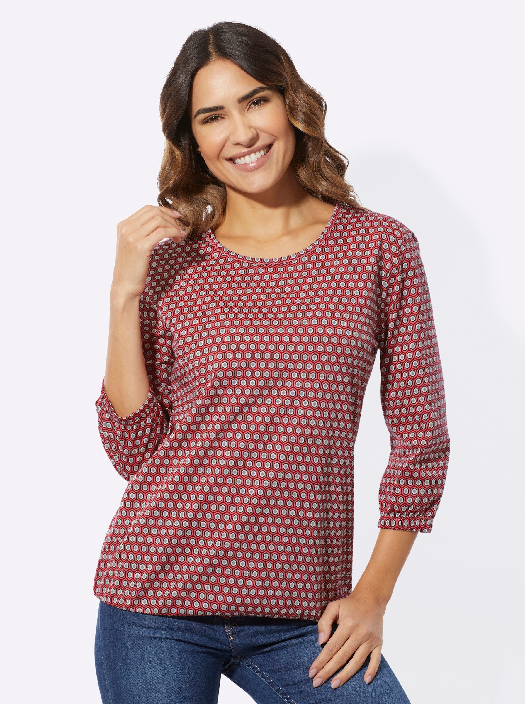 Sieh an! T-Shirt 3/4-Arm-Shirt günstig online kaufen