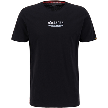 Alpha Industries  T-Shirts & Poloshirts Alpha Wording T-Shirt - black günstig online kaufen