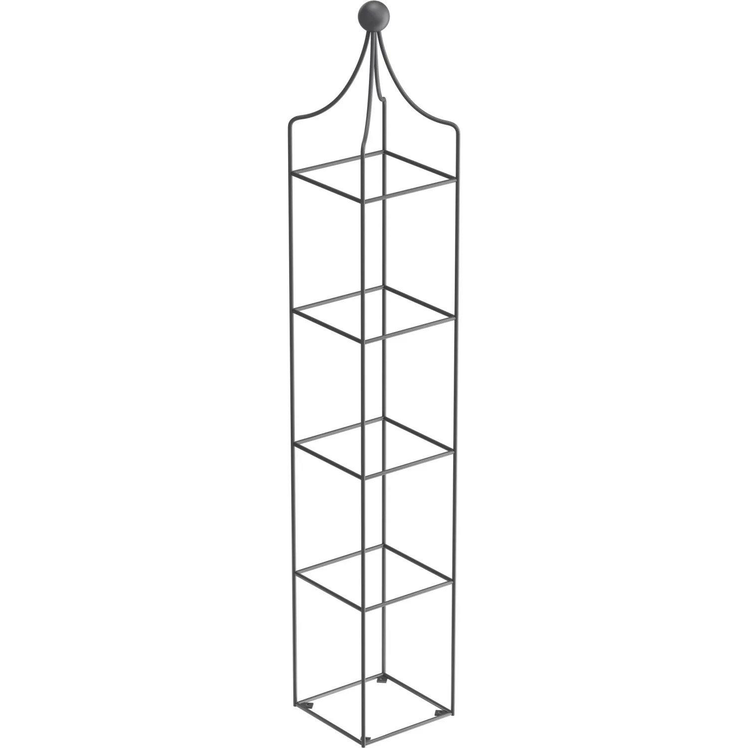 ELEO Rankobelisk Catania 140 cm x 29 cm Rankhilfe in pulverbeschichtet Anth günstig online kaufen