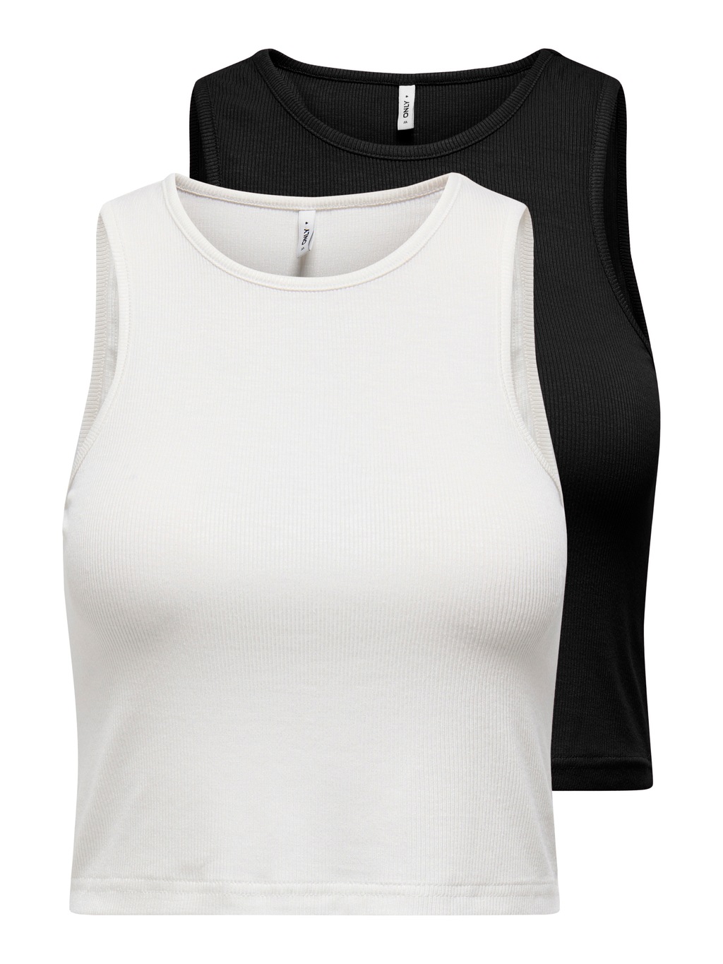 ONLY Crop-Top "ONLBELIA S/L CROP TOP CS JRS 2PACK", (Packung, 2 tlg.) günstig online kaufen