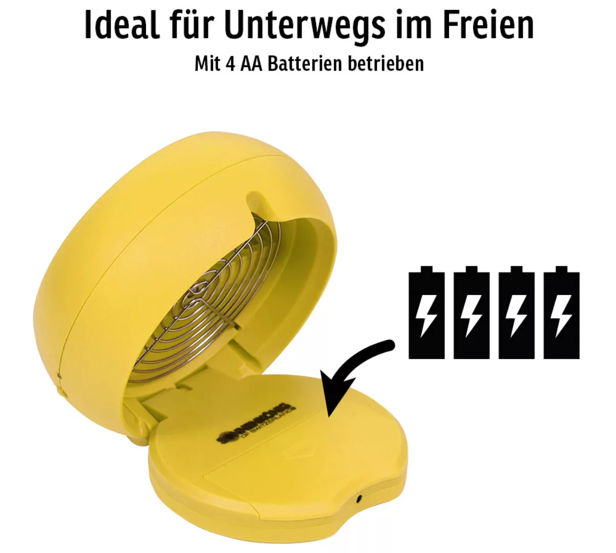 Sonnenkönig Tischventilator »Dinky gelb« günstig online kaufen