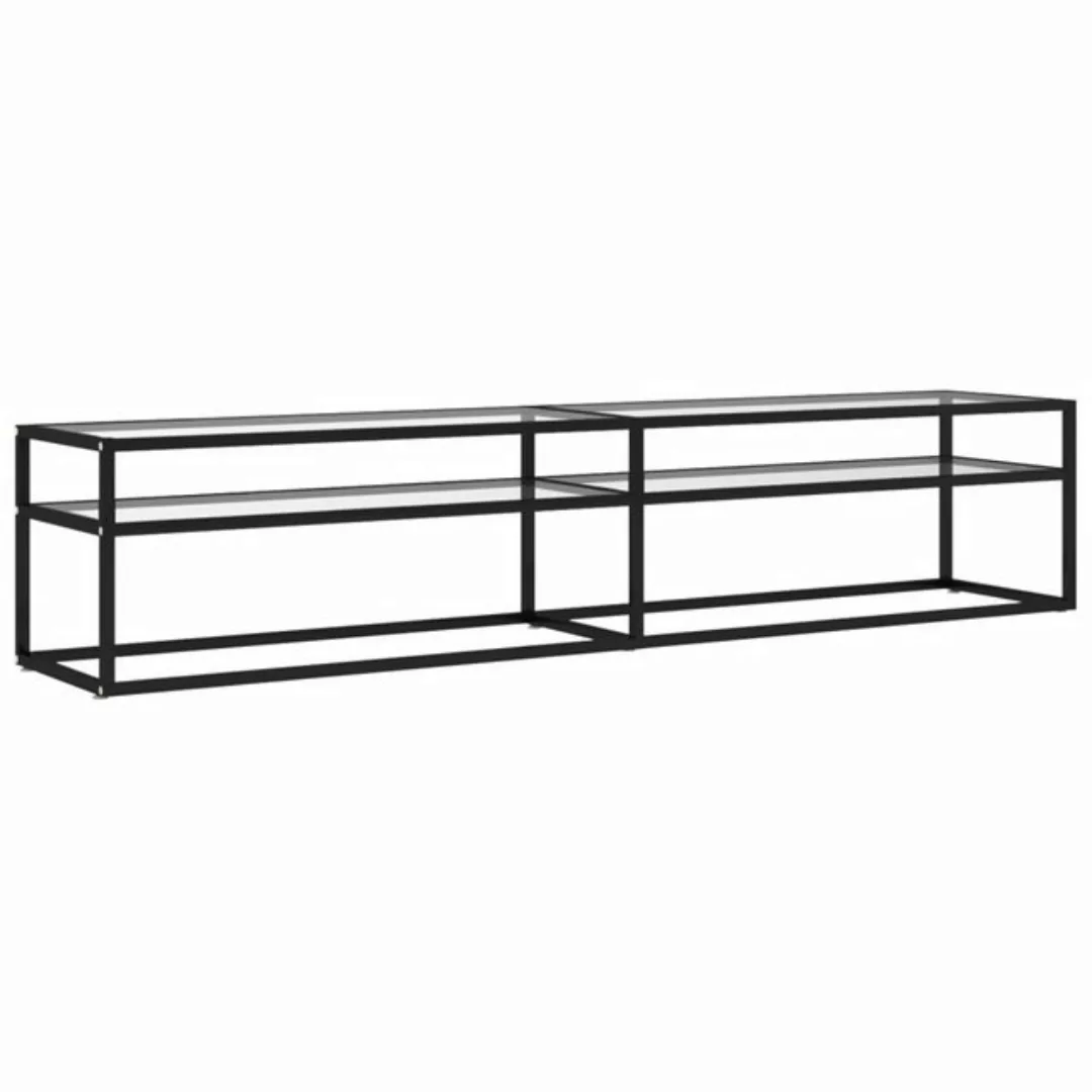 vidaXL TV-Schrank TV-Schrank Transparent 200x40x40,5 cm Hartglas Lowboard günstig online kaufen