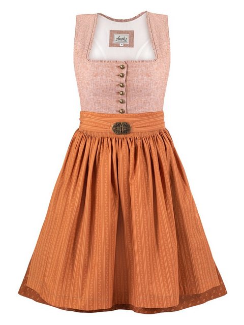 Trachten24.de Dirndl Midi Dirndl Leni zimt (2-tlg) Rockteil 65cm günstig online kaufen