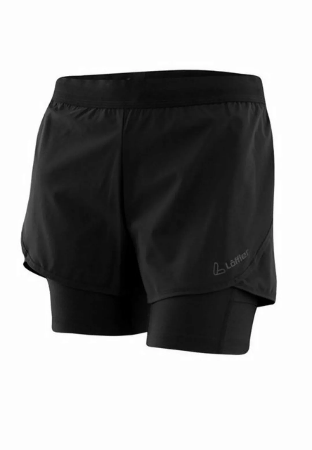 Löffler Laufshorts Löffler Damen W 2IN1 SHORTS ASSL 25804 schwarz günstig online kaufen